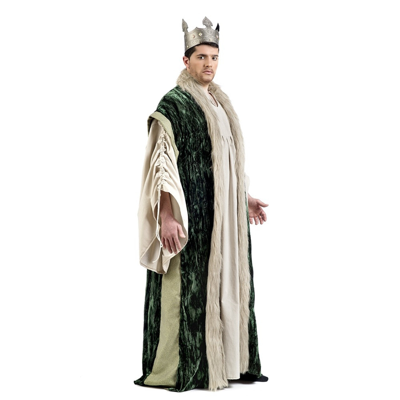 Op deze afbeelding zie je een Kostuums, van het merk Limit. Mantel Koning Keizer Middeleeuws Fantasie Rijk Kostuum
