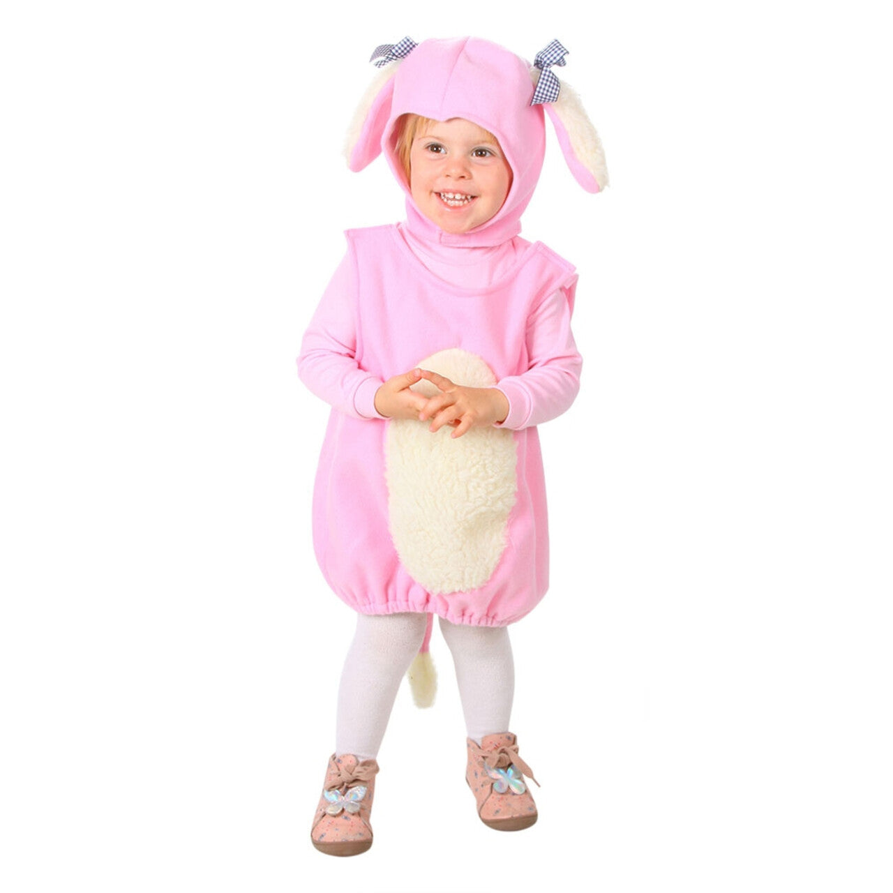 Op deze afbeelding zie je een Kostuums, van het merk Limit. Roze Fantasie Pup Kind Kostuum
