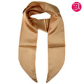 Satin-Schals Bronze 6 Stück