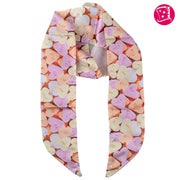 Op deze afbeelding zie je een Accessoires, van het merk Magic By Freddy's. Satijnen Sjaaltjes Sweet Candy 6 Stuks