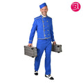 Blauer Gepäckträger Bluesky Herrenkostüm