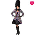Muerto Dia De Los Muertos Jacke Black Skull Damen