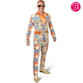Funky 60er Wilde Kreise Herrenkostüm