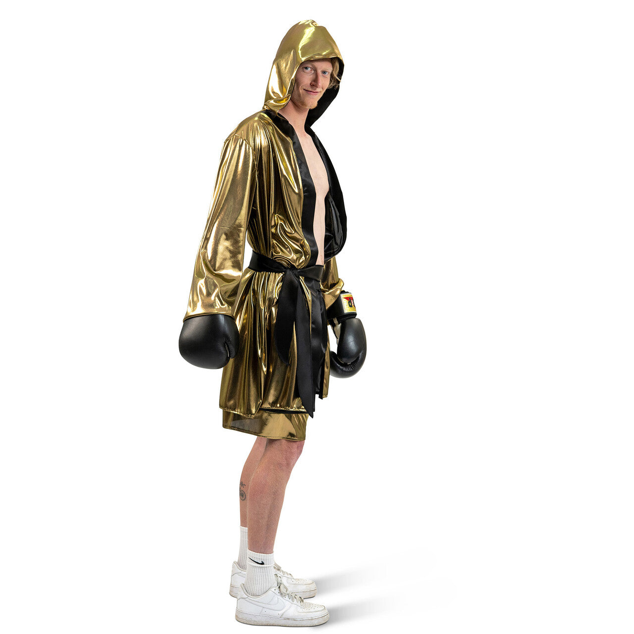 Op deze afbeelding zie je een Kostuums, van het merk Magic By Freddy's. Lichtgewicht Boxer Bennie Sterk Man Kostuum
