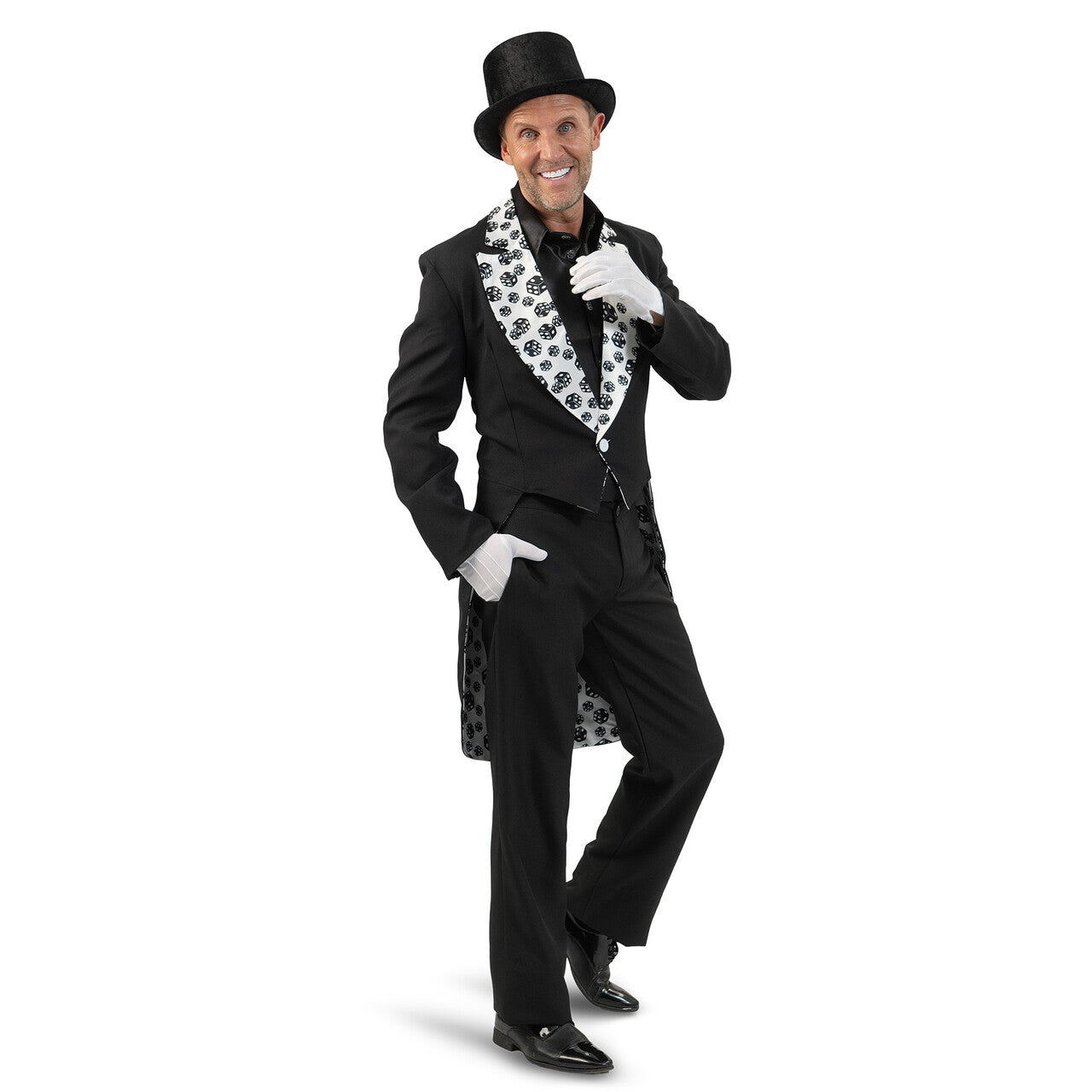 Op deze afbeelding zie je een Kostuums, van het merk Magic By Freddy's. Nette Slipjas Rolling Dices Man