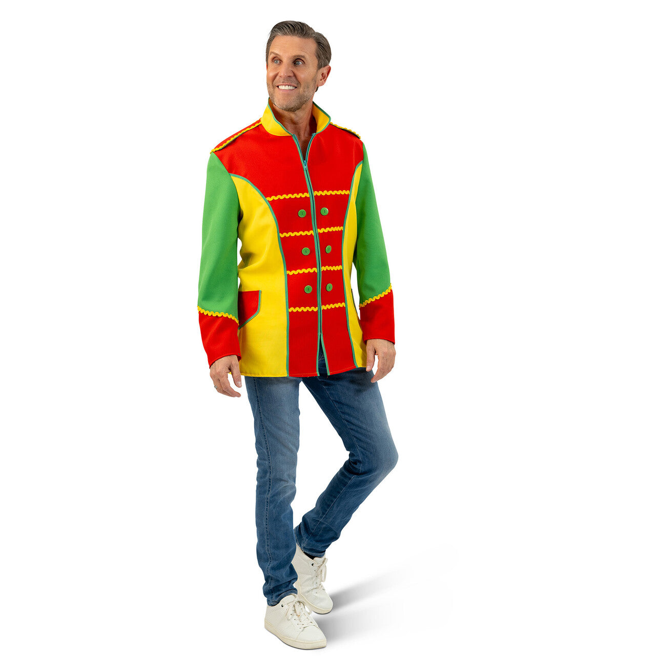 Op deze afbeelding zie je een Kostuums, van het merk Magic By Freddy's. Vasteloavend Raad Van Elf Jas Man