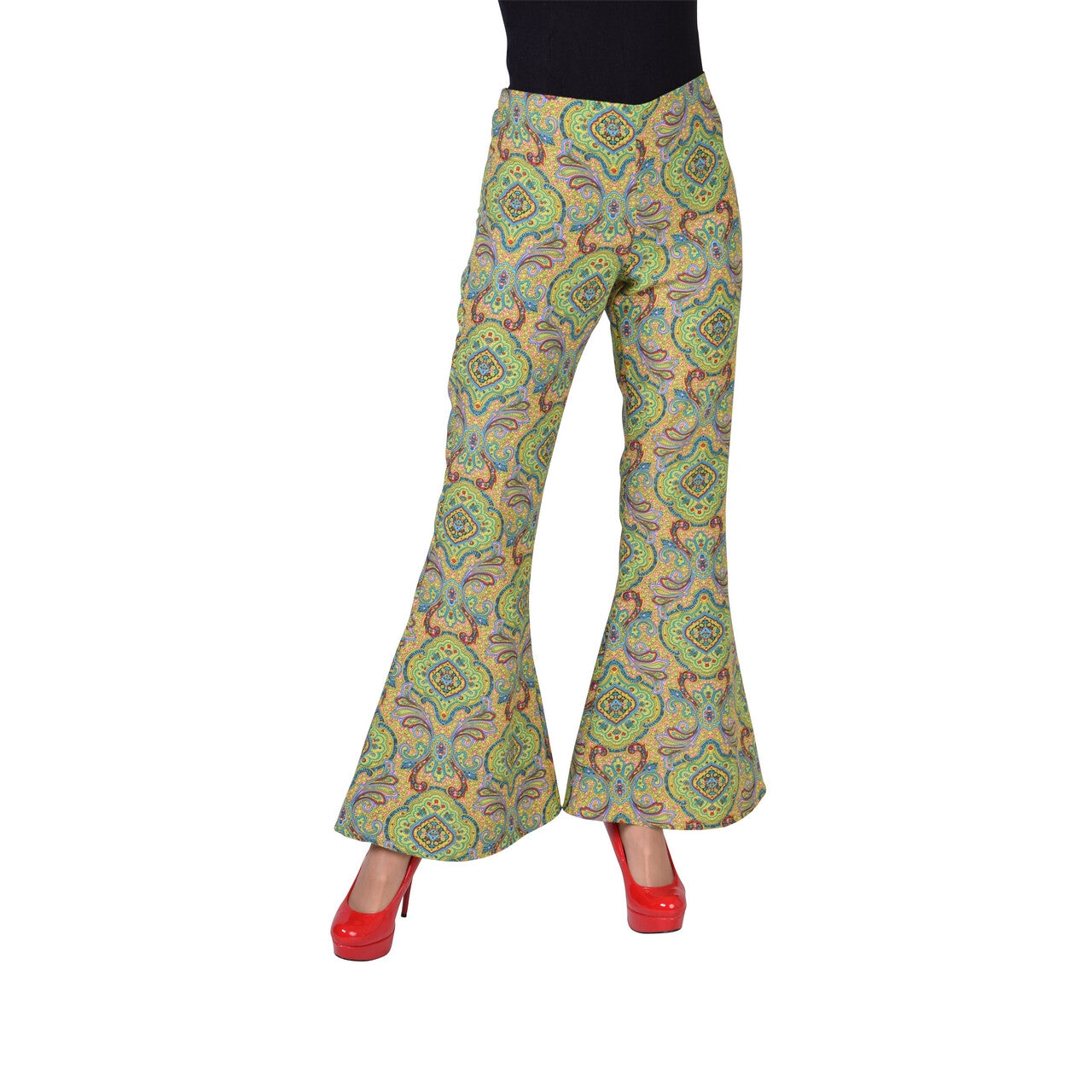 Op deze afbeelding zie je een Kostuums, van het merk Magic By Freddy's. Chique Behang Hippie Broek Vrouw