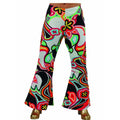 Bunte Hippie-Schlaghose Damen