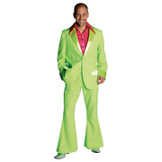 Op deze afbeelding zie je een Kostuums, van het merk Magic By Freddy's. Fluor Groen Saturday Night Boogie Night Man Kostuum