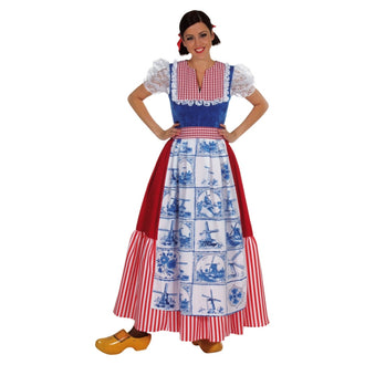 Delfter Blau Holländerin Kostüm Damen