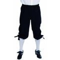 Schwarze Piraten-Knickerbocker Herren