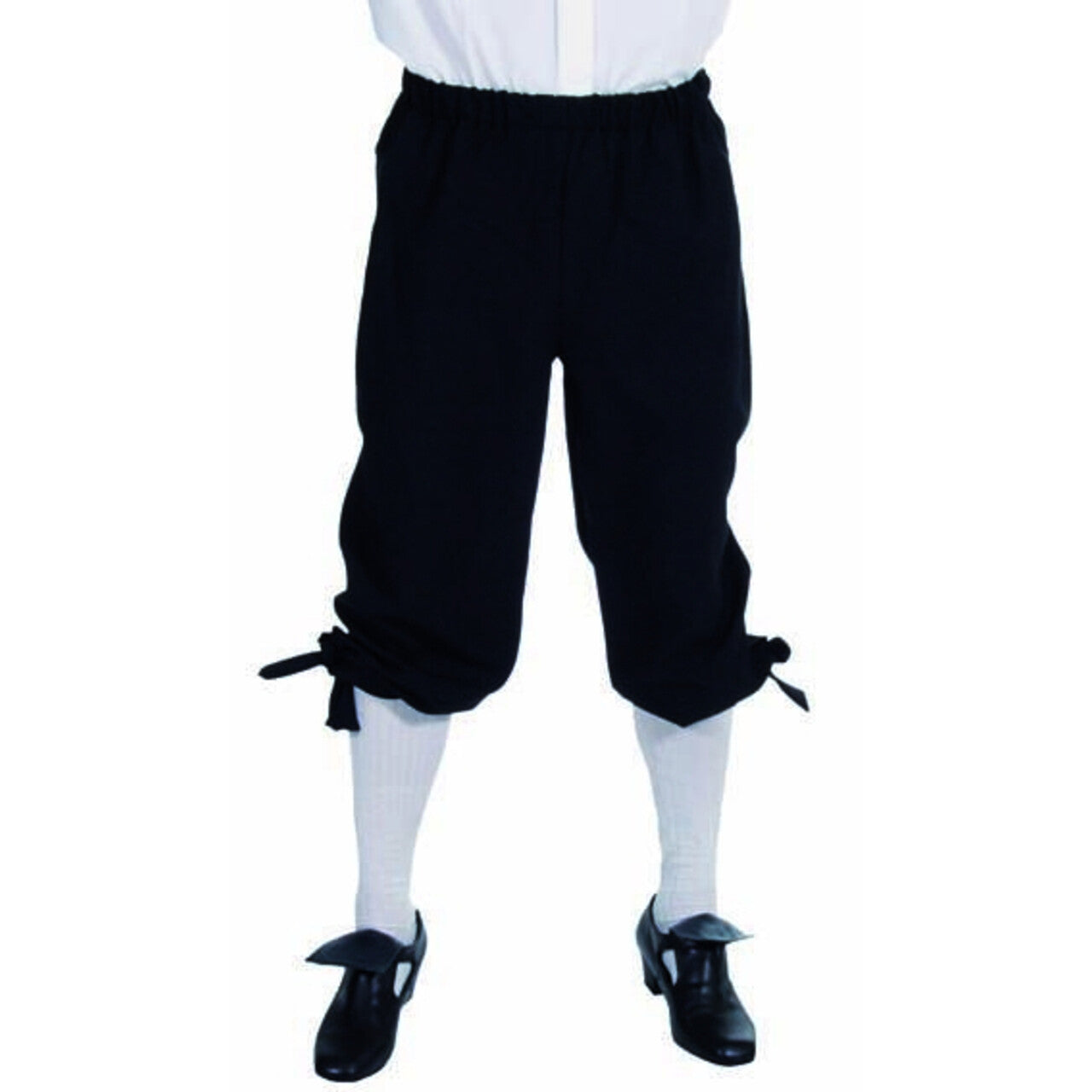 Op deze afbeelding zie je een Kostuums, van het merk Magic By Freddy's. Mooie Kuiten Broek Zeerover Zwart Man
