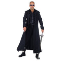 Schwarzer Umhang Matrix Filmheld Herren