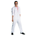 Miami Vice Stil Weißer Sonny Herrenkostüm
