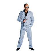 Op deze afbeelding zie je een Kostuums, van het merk Magic By Freddy's. Grijs Sonny Miami Vice Man Kostuum