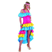 Op deze afbeelding zie je een Kostuums, van het merk Magic By Freddy's. Braziliaanse Salsa Sandra Vrouw Kostuum