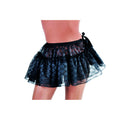 Spitzen-Tutu Mit Blumenmuster Schwarz Damen