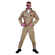 Op deze afbeelding zie je een Kostuums, van het merk Magic By Freddy's. Piloot Straaljager Mach 3 Man Kostuum