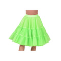 1950er High School Petticoat Neon Green Damen