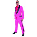 Schriller Pink-Anzug Herrenkostüm