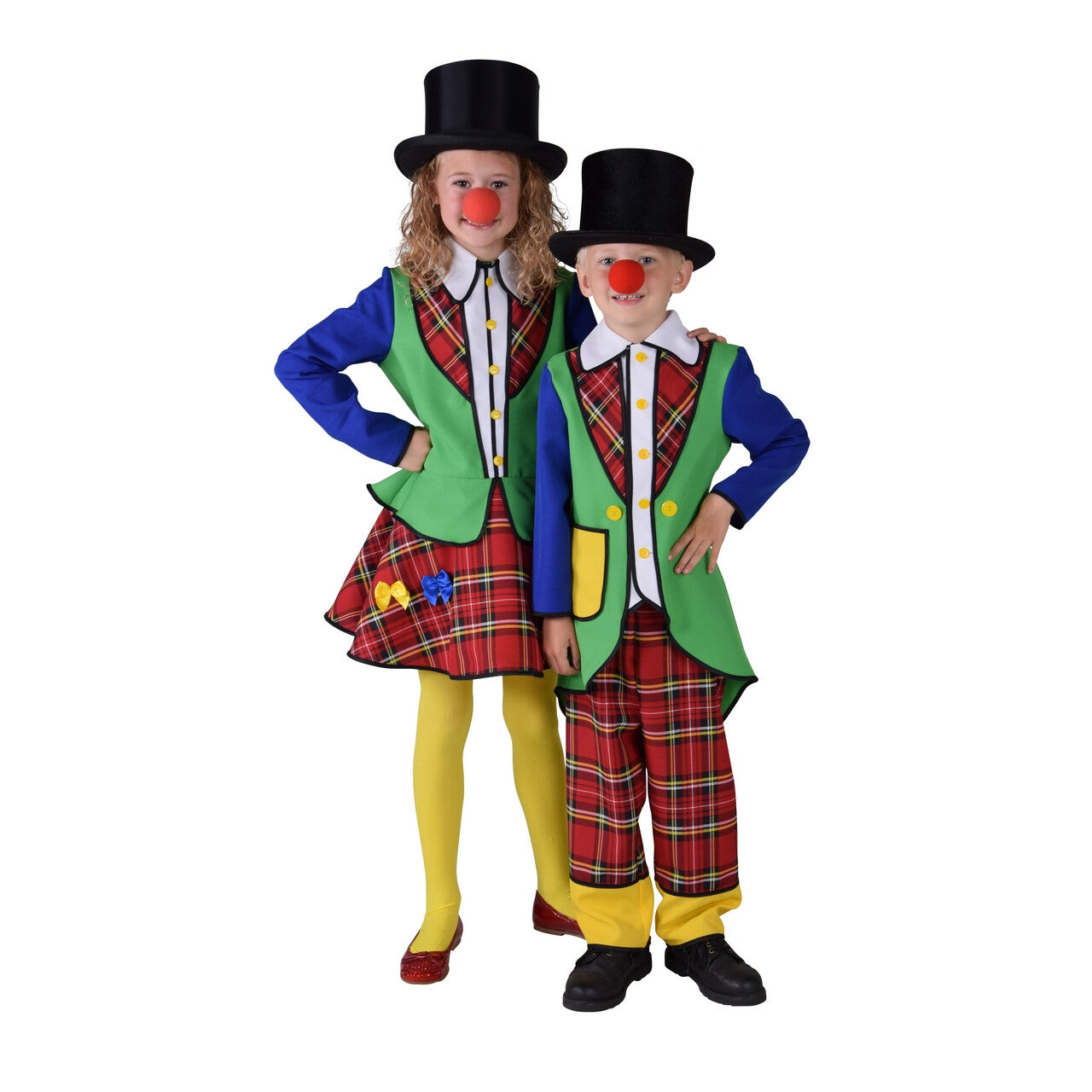 Op deze afbeelding zie je een Kostuums, van het merk Magic By Freddy's. Pipa De Clown Circus Artiest Meisje Kostuum