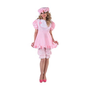 Op deze afbeelding zie je een Kostuums, van het merk Magic By Freddy's. Roze Ik Word Nooit Volwassen Baby Vrouw Kostuum