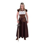 Op deze afbeelding zie je een Kostuums, van het merk Magic By Freddy's. Onoverwinnelijke Thrones Viking Vrouw Kostuum