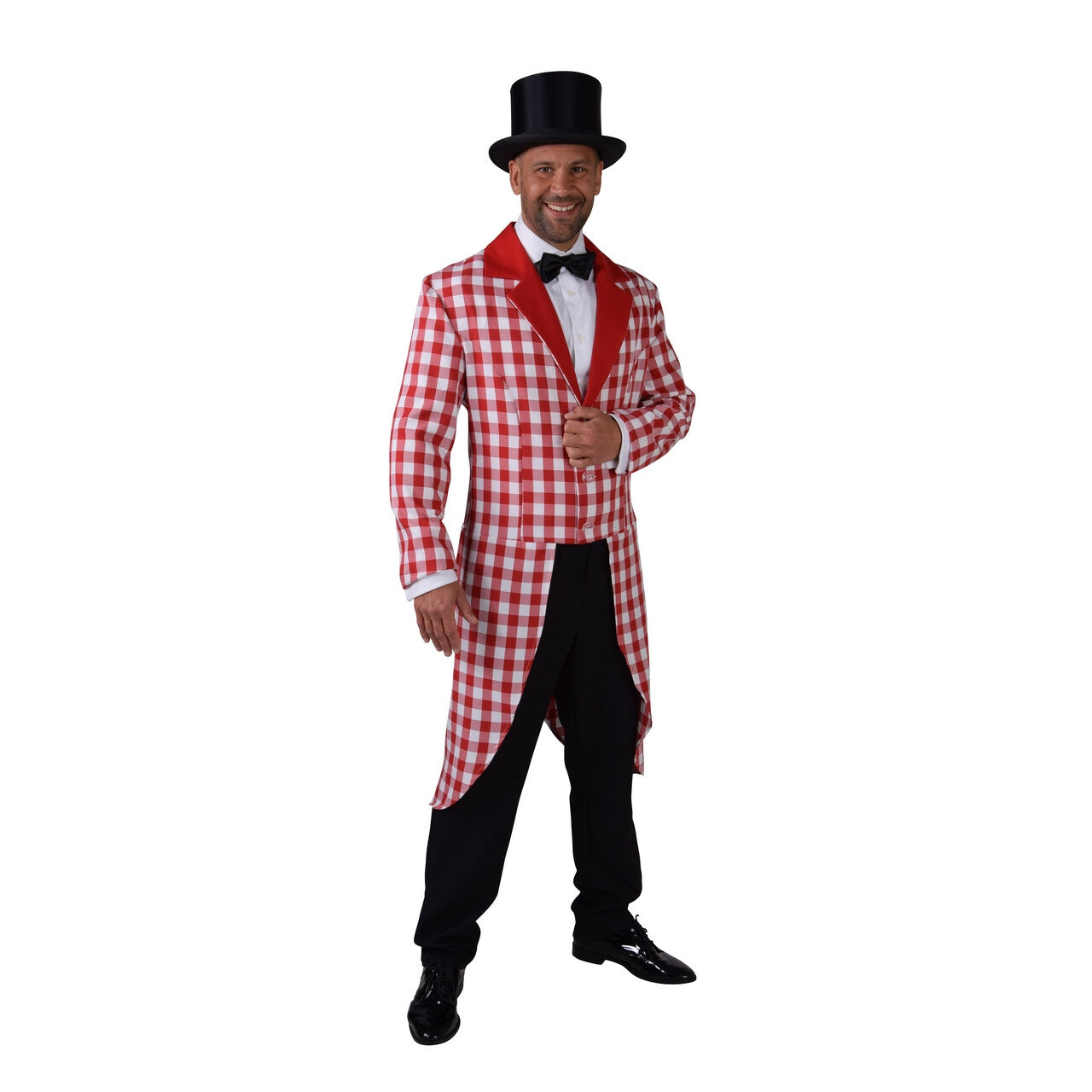 Op deze afbeelding zie je een Kostuums, van het merk Magic By Freddy's. Lange Slipjas Brabants Bont Man