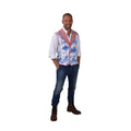 Delfter Muster Weste Herren