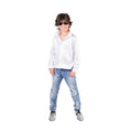 Weiße Paillettenbluse Justin Jungen