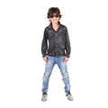 Schwarze Paillettenbluse Justin Jungen