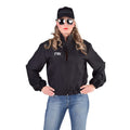 Mega Cooler Schwarzer Fbi-Polizei-Jacke Damen