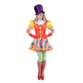 Lustiger Zirkus Clown Regenboog Damenkostüm