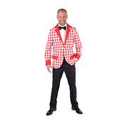 Op deze afbeelding zie je een Kostuums, van het merk Magic By Freddy's. Jolig Jasje Brabants Bont Man