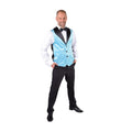 Hellblaue Show -Westen -Pailletten Herren