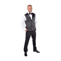 Schwarz Show Vest -Pailletten Herren