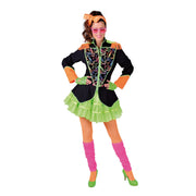 Op deze afbeelding zie je een Kostuums, van het merk Magic By Freddy's. Popartiest Jaren 80 Neon Jas Vrouw