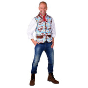 Op deze afbeelding zie je een Kostuums, van het merk Magic By Freddy's. Berfeest Vest Beierse Nachten Zijn Lang Man