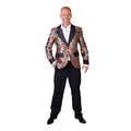 Raucherjacke Paisley Brokaat Herren