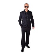 Op deze afbeelding zie je een Kostuums, van het merk Magic By Freddy's. Cool Men In Black Man Kostuum