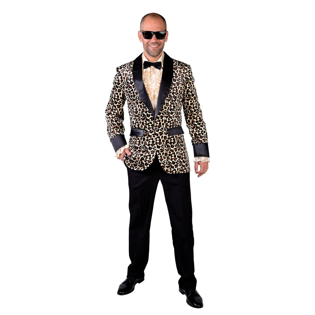 Op deze afbeelding zie je een Kostuums, van het merk Magic By Freddy's. Colbert Avondje Opera Luipaard Man