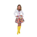 Fellfarbener Disco -Rock Damen