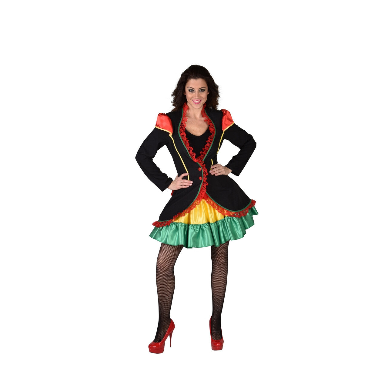 Op deze afbeelding zie je een Kostuums, van het merk Magic By Freddy's. Limburgs Carnaval Rio Brasil Jas Vrouw