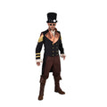 Steampunk Jacke Glänzender Bronzehalsband Herren
