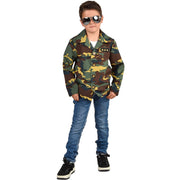 Op deze afbeelding zie je een Kostuums, van het merk Magic By Freddy's. Camouflage Jas Drie Sterren Generaal Kind