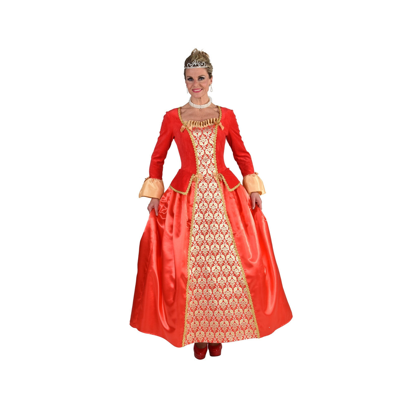 Op deze afbeelding zie je een Kostuums, van het merk Magic By Freddy's. Markiezin Angelique De La Chic Vrouw Kostuum