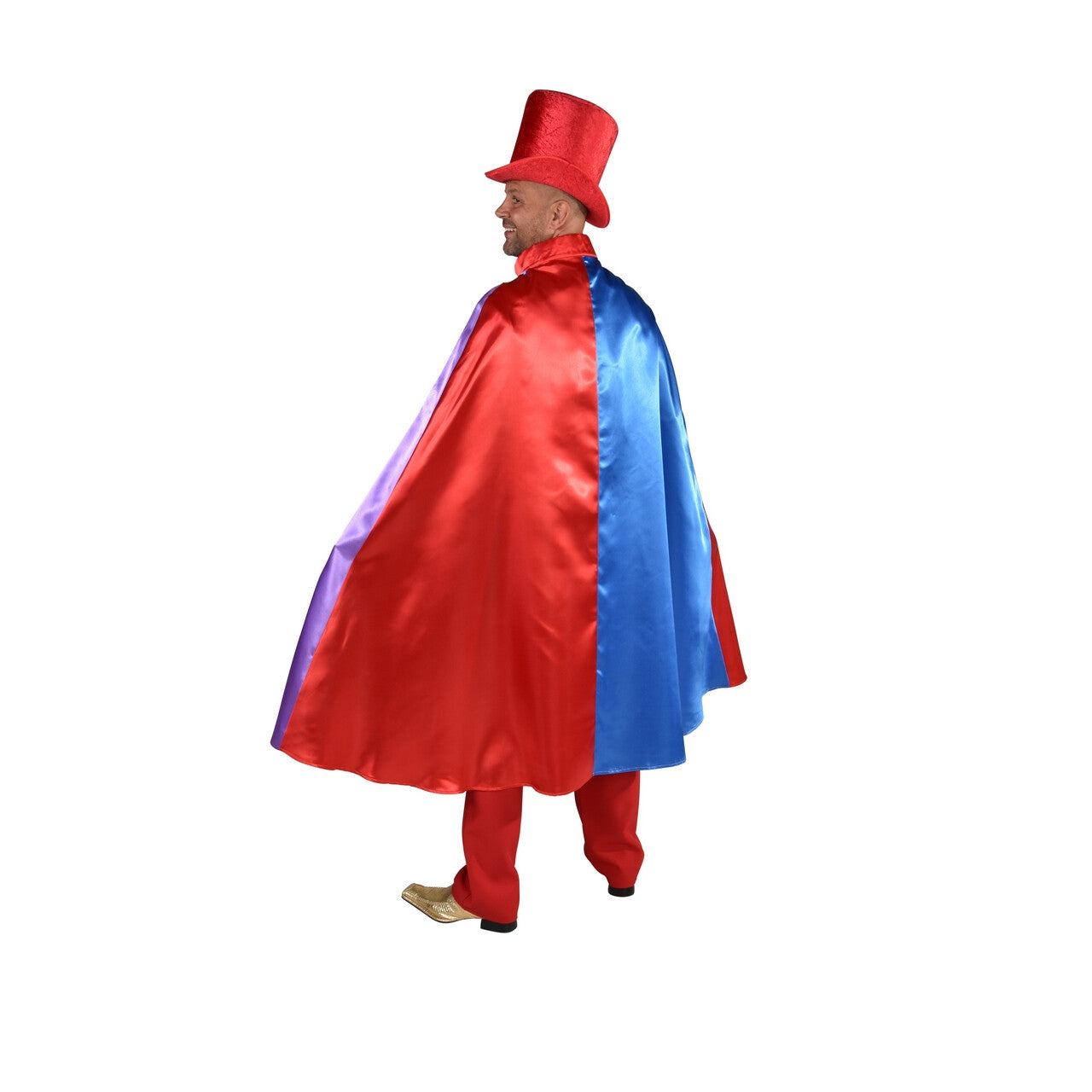 Op deze afbeelding zie je een Kostuums, van het merk Magic By Freddy's. Stralende Regenboog Cape Vrolijk Festival