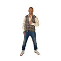 Afrika Steppe Leopard Safari-Style Weste Herren