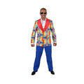 Hippie Auf Der Schicken 60er -Batik -Jacke Herren