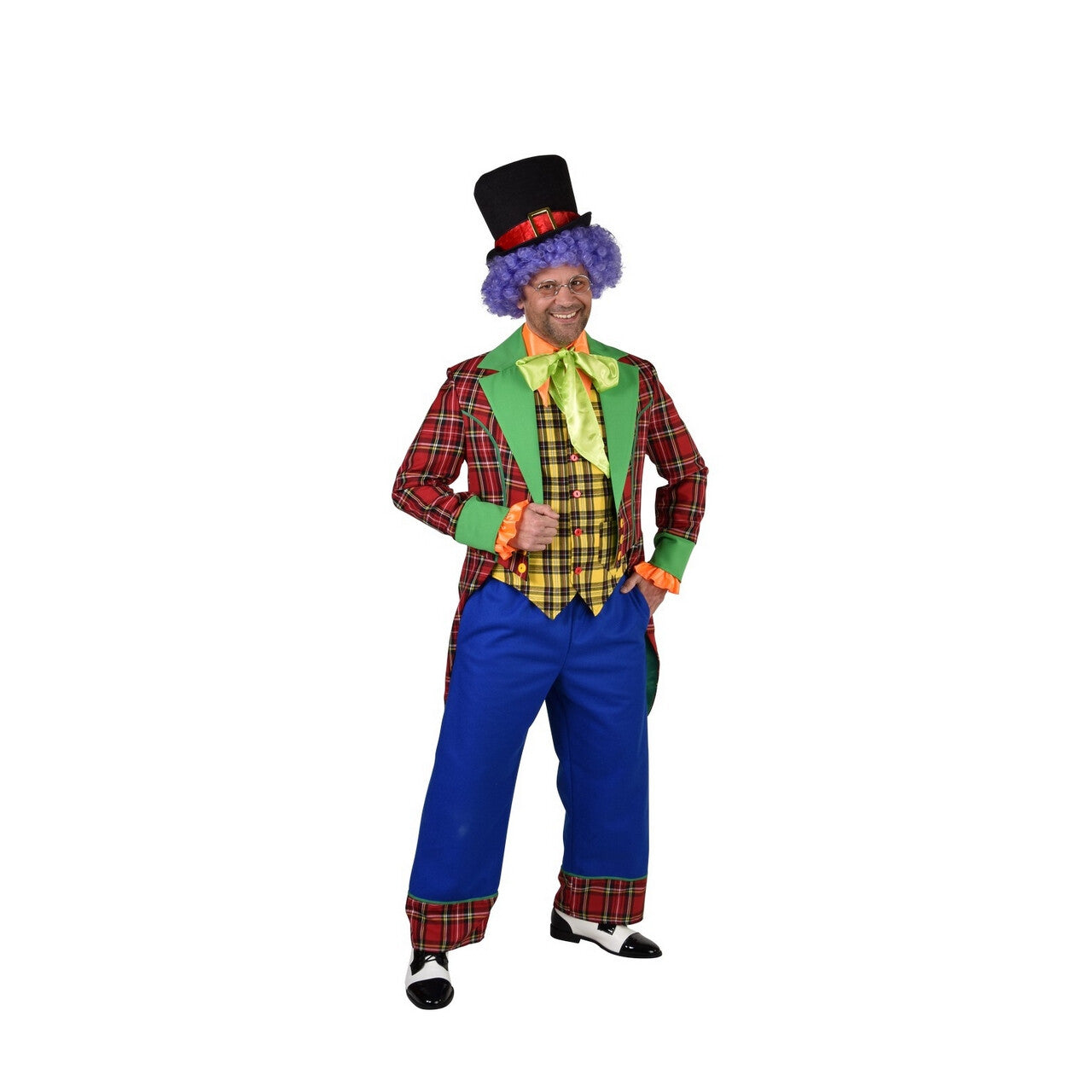 Op deze afbeelding zie je een Kostuums, van het merk Magic By Freddy's. Lollige Leuke Clown Bas Man Kostuum